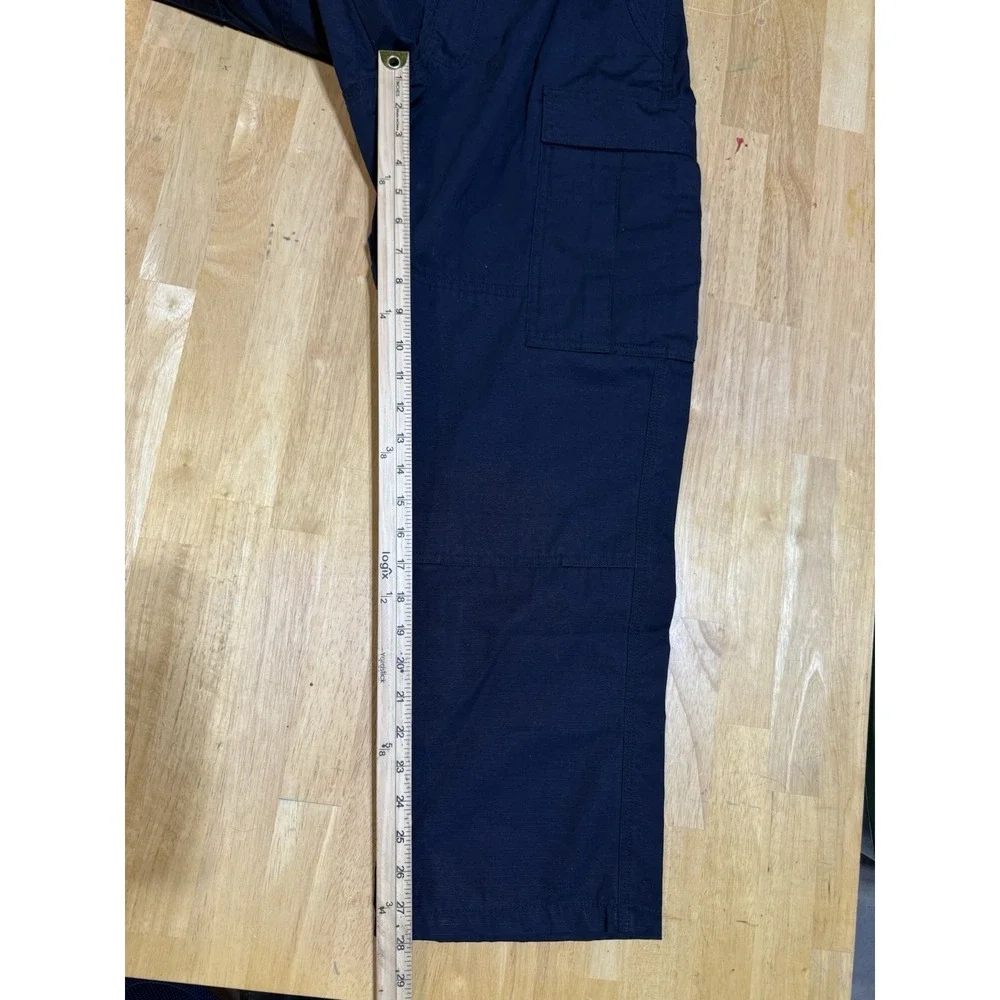 5.11 Tactical Series Mens 28x30 Medium Short Black Ripstop Cargo Duty Work Pants
